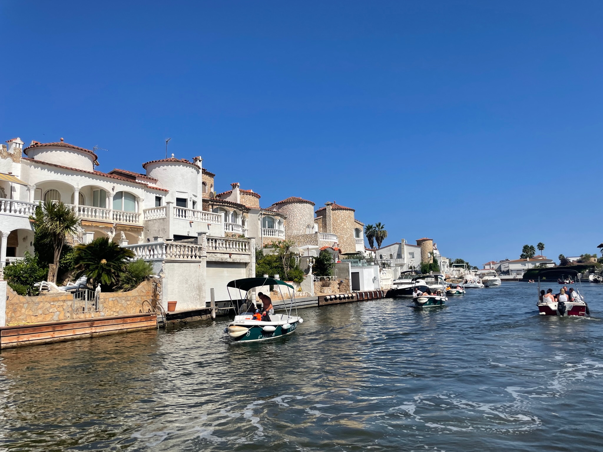 Kanalansicht in Empuriabrava
