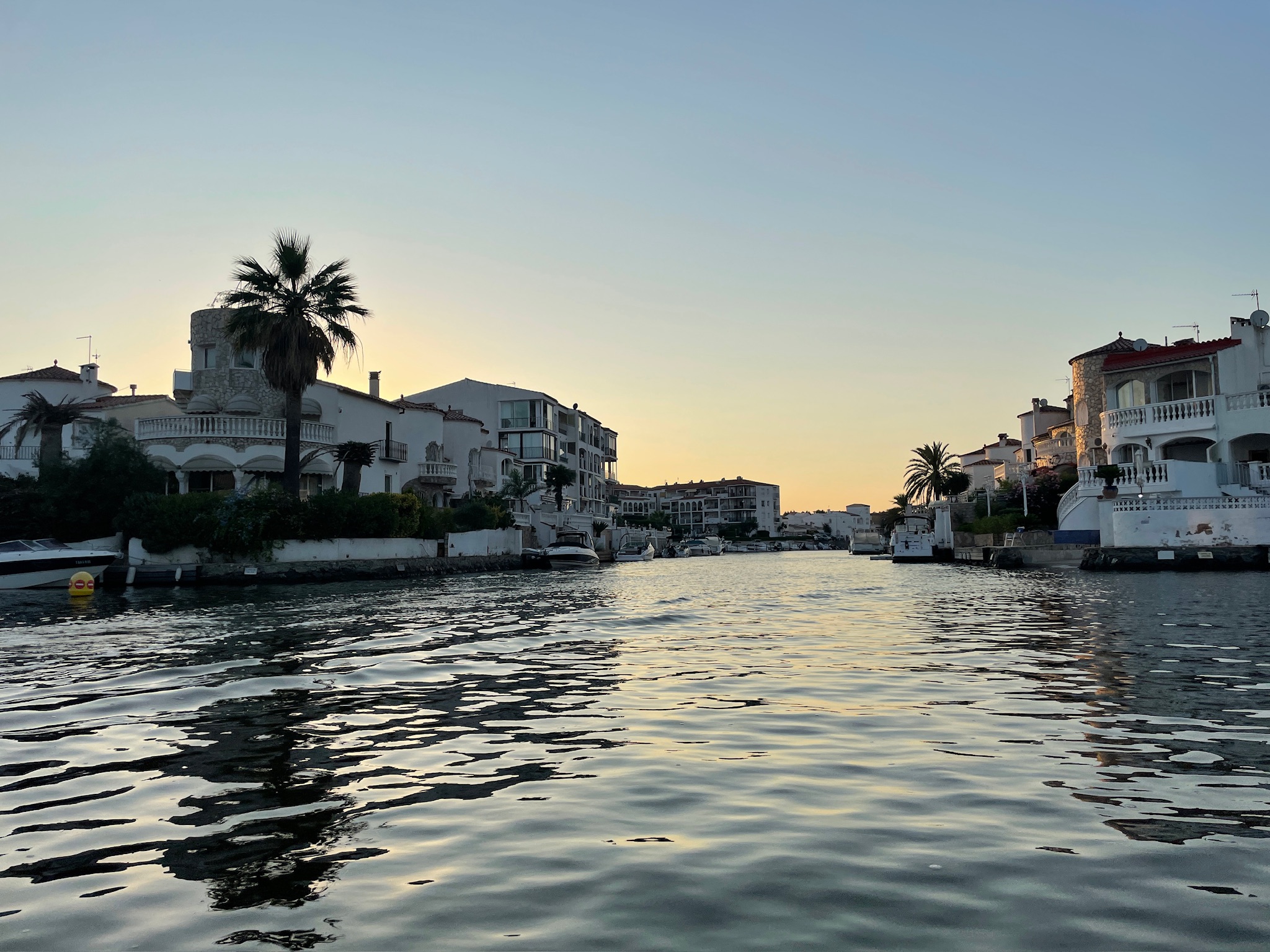 Blick über den Yachthafen von Empuriabrava